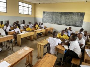 Students in a Rwandan Classroom