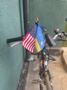 Red, white & blue and green and yellow and The Sun